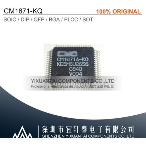 5pcs/lot 50pcs/lot 100pcs/lot Free Shipping! 100% New Original CM1671A-KQ CM1671A TQFP64