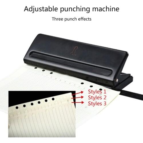 6 Holes Puncher Punch Office Binding Supplies Student Stationery Equipment Tool