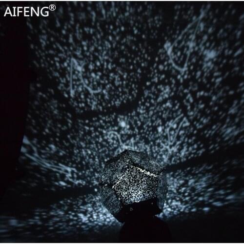 AIFENG Star Projector Lamp Celestial Star Astro Sky Cosmos Night Light Projector Lamp Starry Bedroom Romantic Home Decor Bedroom