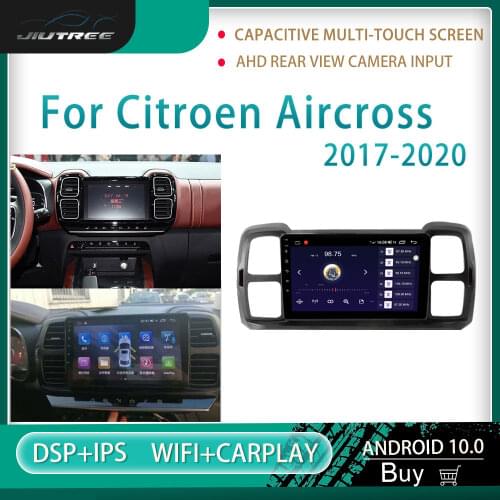 Android car radio 2din for Citroen Aircross 2017-2020 multimedia car DVD player Stereo receiver GPS navigator Head Unit