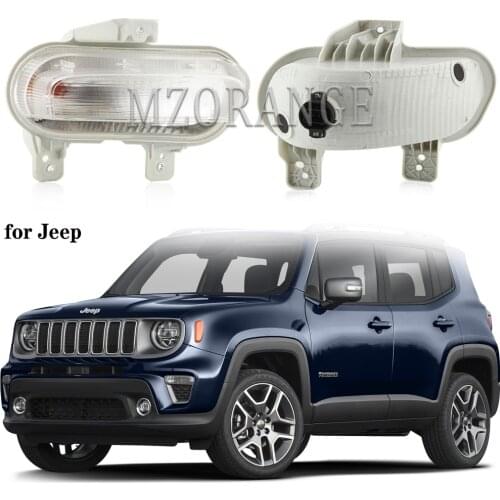 Auto foglights for Jeep Renegade 2019 2020 Car Head Light drl fogLamp day light headlight fog light Decoration Cover Accessories