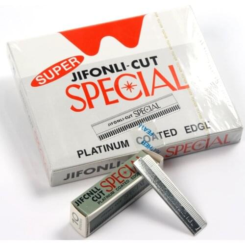 100pcs/box Professional Eyebrow Razor Stainless Steel Alloy Hair Removal Shaving Knife Eyebrow Trimming Scraping Blade