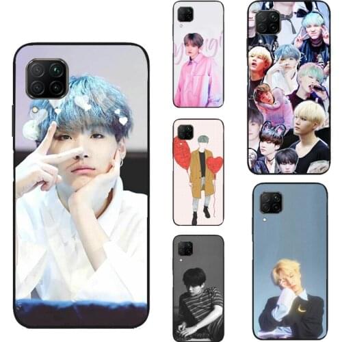 Min Yoongi For Huawei P40 P30 Lite P20 Pro Nova 5T P Smart 2019 Case For Honor 10 X Lite 8X 9X 10i