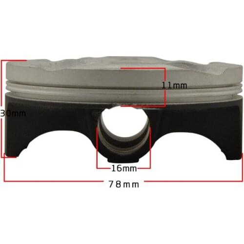 For CRF250 CRF 250 Piston and Rings Set STD 78mm