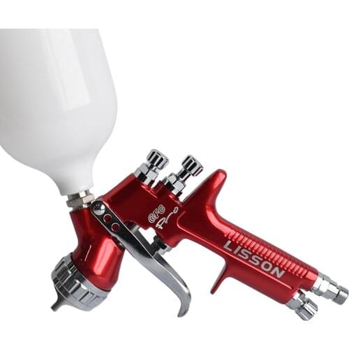 GFG gravity spray gun LISSON spray gun 1.3mm 600CC cup professional automotive paint tools