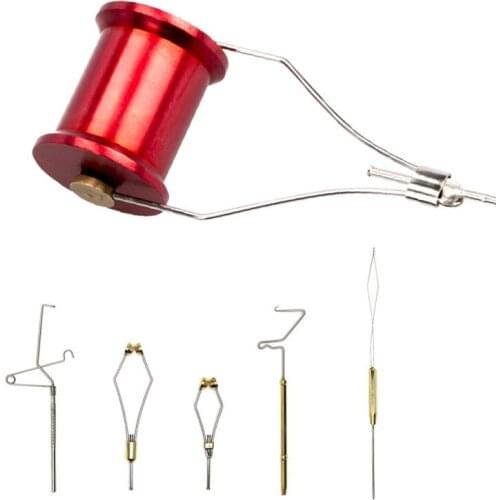 Fly Tying Whip Finisher Fly Tying Bobbin Thread Holder Fishing Fllies Lure Bait Making Processing Fishing Tools New