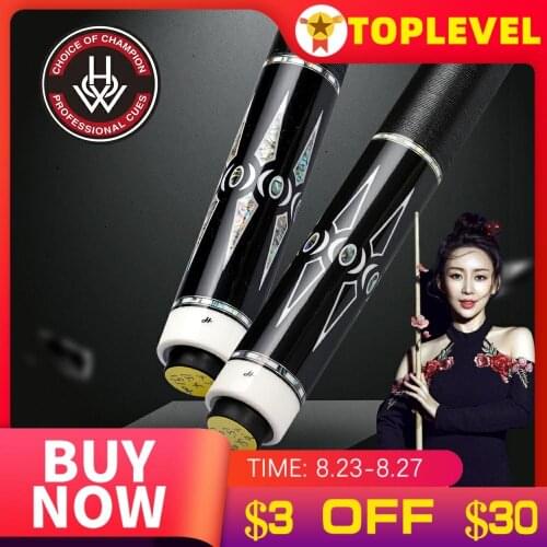 HOW Cues Official Store HOW 391(A) Billiard Pool Cue Billar Stick Kit Athletes Use Black 8 Handmade Professional with Case