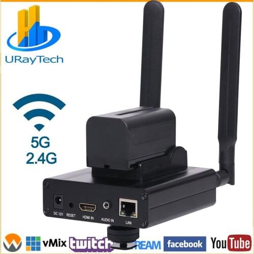 HEVC H.265 H.264 HDMI to IP Encoder HD Video Streaming Encoder RTMP RTMPS for Twitch Dacast Ustream Wowza Youtube Facebook Live