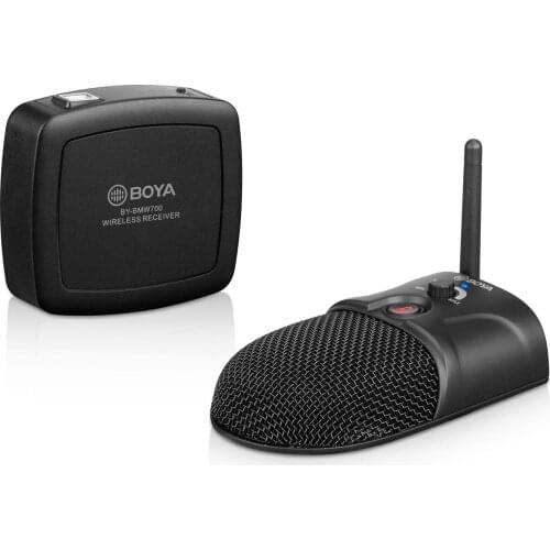 BOYA BY-BMW700 condenser microphone with USB wireless receiver Compatible with desktop laptop computerfor video conference & etc