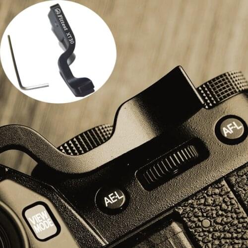 Fittest Black Thumb Rest Thumb Grip Hot Shoe Cover For Fujifilm XT30 FUJI XT-30 Camera