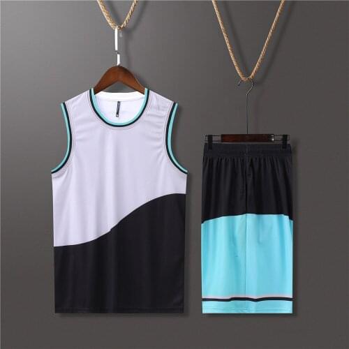 Cool O Neck Sleeveless Sports Sublimation Jersey And Shorts Comfortable Multi Colored 100 Polyester Suit Basketball Kid LB8107