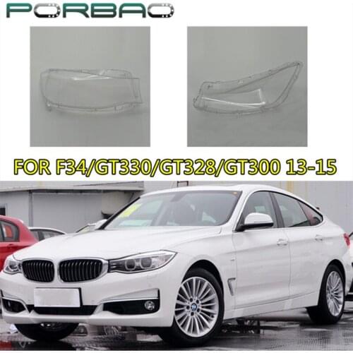 Headlight Lens Cover For F34 GT330 GT328 GT300 13-15 Headlamp Clear Auto Shell Cover Replacement DIY