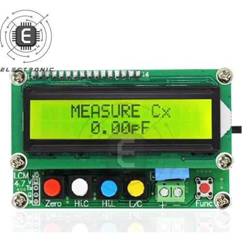 LC-100A Digital L/C Meter Inductance Capacitance Tester Range 0.01pF to 10uF LCD Display