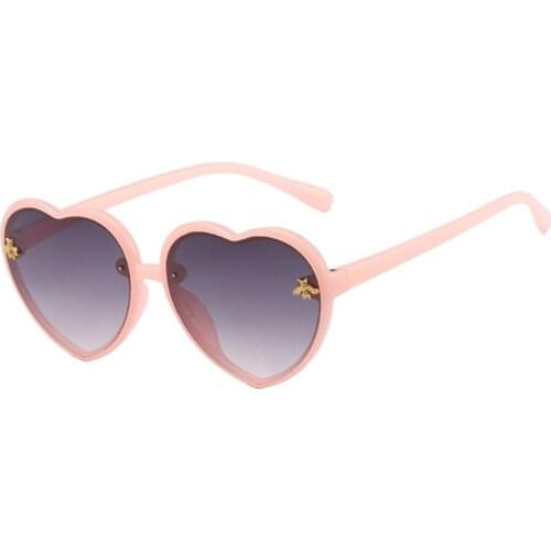 Lovely Kids Children Sunglasses Lightweight Heart Shape Sunglasses for Boys and Girls Accessories