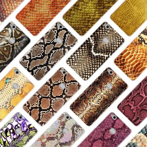 MLLSE Snake skin texture Fashion Case Cover for Huawei NOVA 3 3i 4 Honor V20 8X 8A 7A Pro 7X 7C 7S 8 9 10 Lite Play Cover Hot