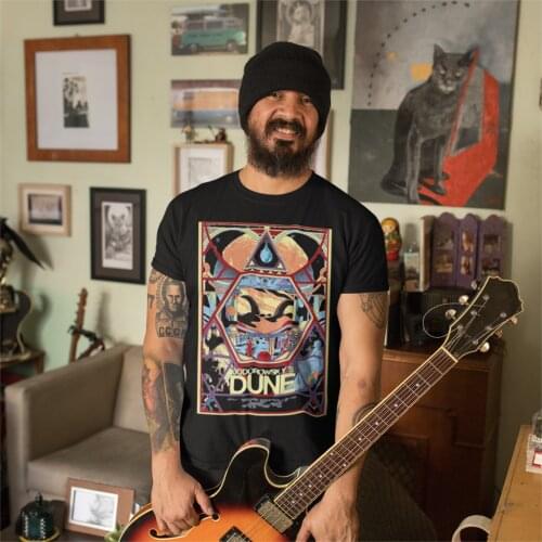 Jodorowskys Dune Documentary Movie Poster T-Shirts for Men Creative Tee Shirt Round Neck Short Sleeve T Shirts Plus Size Tops