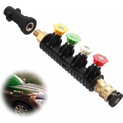 Water Pressure Spray Car Washer Nozzle Wand Lance + 5pcs Tips For Karcher K Series