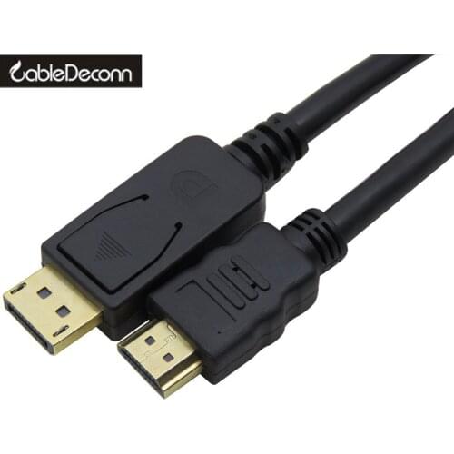Display Port PC DP to HDMI 1080P Male M/M Cord Adapter HD TV For LCD PC LAPTOP AV Cable 6FT/9FT