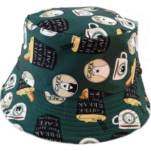Unisex Cartoon Casual Reversible Bucket Hat Sun Protection Outdoor Cap Gift Bucket Hat Sun Protection Outdoor Cap Gift man women