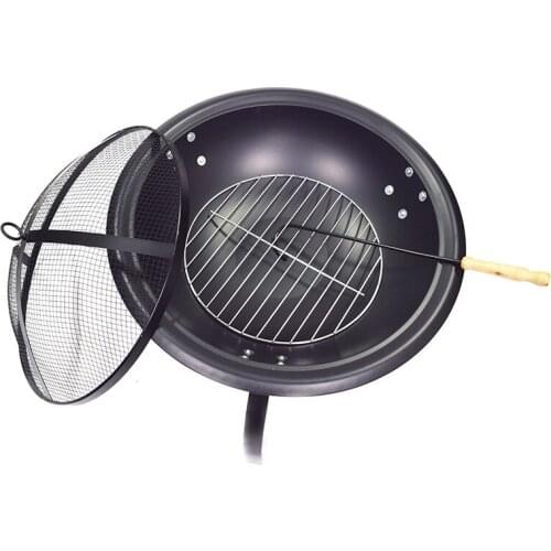 Spot Simple Installation 21.5-Inch Brazier Thickened Household Heating Stove Portable Barbecue Oven Charcoal Stove