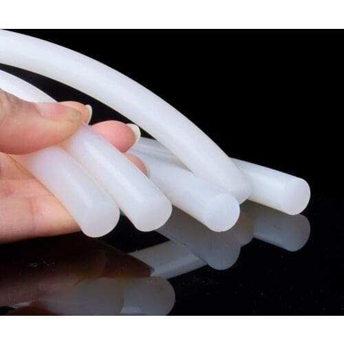 1/2 meters Silicone Solid Seal Strip Round Dia seal Oring White High Temperature Resist Diameter 1mm-25mm White