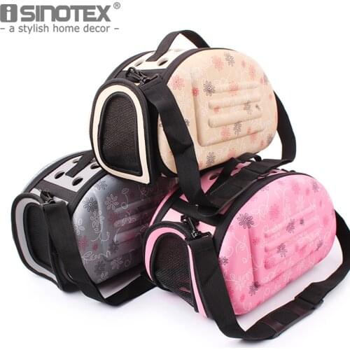 Foldable Portable Pet Dog Cat Puppy Soft-Sided Carriers Fshion EVA Material Breathable Slings Small Dog All Seasons 36x22x20CM
