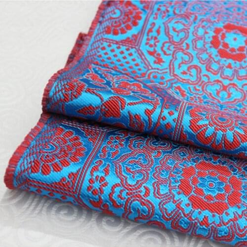 CF409 1Yard 6Colors Brocade Jacquard Fabric Chinese Style Decoration Fabrics Handmade Materials Home Textiles DIY Sewing Fabric