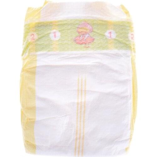 1Pc Doll Accessories Disposable Soft Tiny Cute Newborn Diapers White Thin section Diapers Wear fit 43cm Children