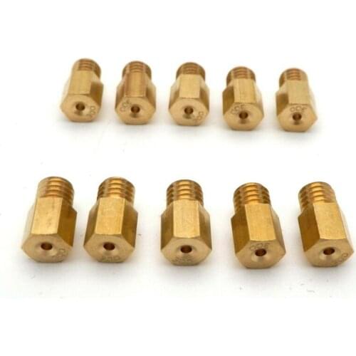 10 Pieces Carburetor main jet Motorcycle Accessories Parts High Quality
