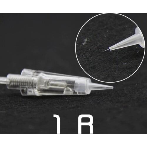 10 pcs Permanent makeup needle cartridge R1 needle tips single use only fit for twist lock permanent makeup machine