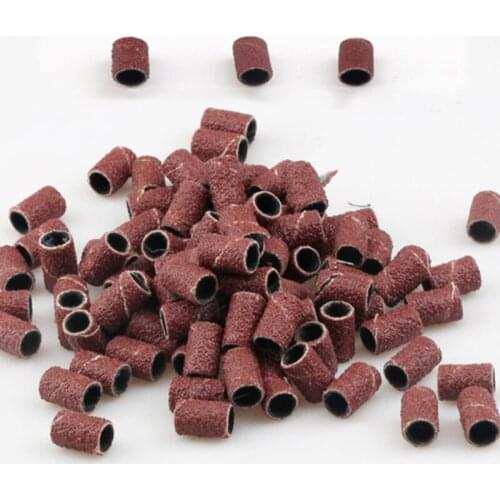 80# 120# 180# Electric Nail Machine Nail Drill Bits Nail Art Sanding Bands UV Gel Acrylic Polish Remover For Nail Accessory Tool