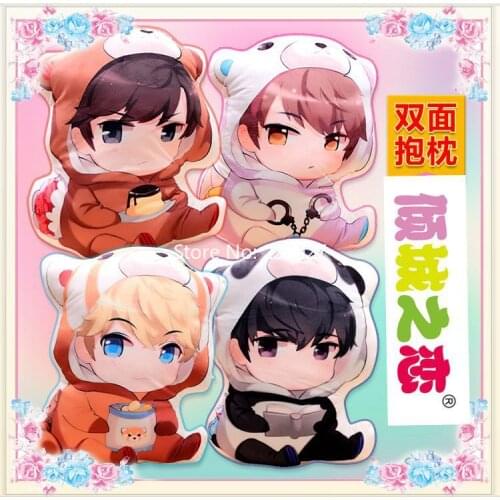 Anime Mr Love: Queens Choice PP Cotton Figure Toys Mr Love: Dream Date Gavin Short Plush Doll Pillow 45cm Cosplay for Gift