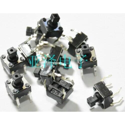 Authentic ALPS Alps 6*6*7.3 Square Key Head Touch Switch 4-foot SKHHDAA010