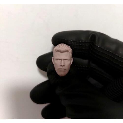 Blank 1/12 Scale Calm Thor Head Sculpt Unpainted Fit 6" ML Figure