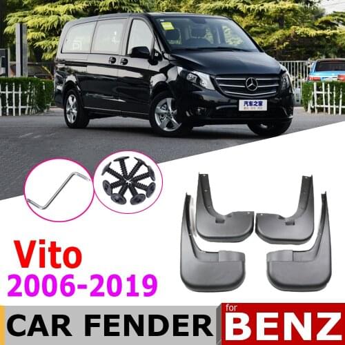Mudflap For Mercedes Vito W447 V Class Benz Viano 2019~2006 W639 639 447 Fender Mud Guard Splash Flap Mudguards Accessories 2010