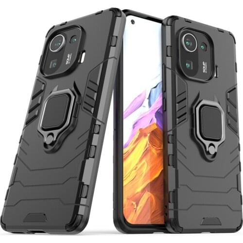 For Xiaomi Mi 11 Pro Case For Xiaomi Mi 11 Pro Cover Armor PC Shockproof Silicone Protective Phone Bumper For Xiaomi Mi 11 Pro