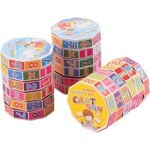 Childrens Digital Cube Educational Toy Speed Cubes Fidget Toys Magic Cube Toys for Children Cube Puzzle Cube Organizer foy baby