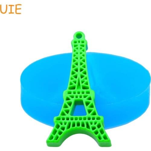 FYL176U 37.7mm Tower Cabochon Charm Silicone Molds 46mm For Cupcake Cabochon Fake Food Soap Mold, Baby Mould