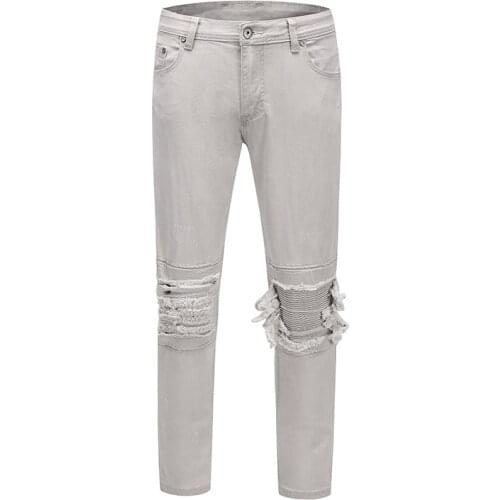 Мужские байкерские джинсы HANGJIA China At AliExpress