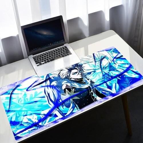 Gaming Computer Mat Gamer Mouse Pad Anime large Accessories Bleach Hitsugaya Table Pad PC Gamer Cabinet Mousepad Xl Deskmat Mice