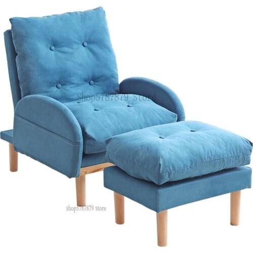 Lazy sofa bedroom single super comfortable balcony small apartment recliner modern leisure folding Nordic style chair