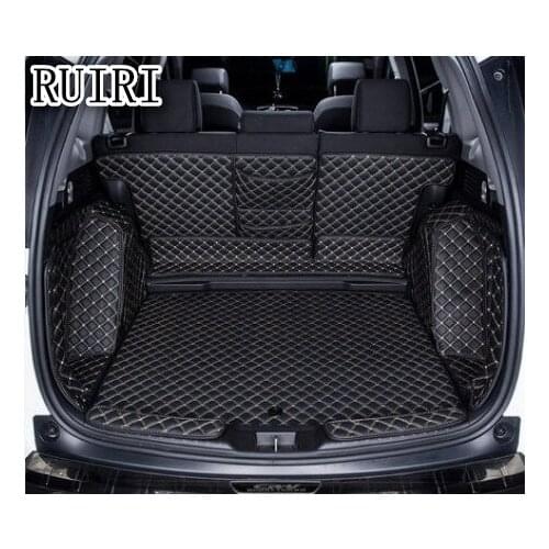 Best quality! Special trunk mats for Honda CR-V 2018 durable waterproof cargo liner mats boot carpets for CRV 2017,Free shipping