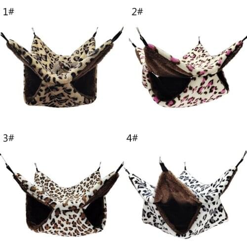 Small Pet Hammock Sugar Glider Parrot Cage Accessories Hamster Rat Sleeping Bed