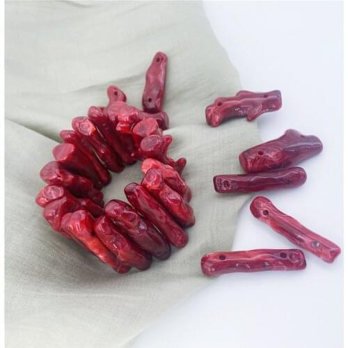 Fashionable Acrylic Beads Coral Root Shape Imitates Stone Beads For Jewelry Making Diy Charm Bracelet Necklace Accessories