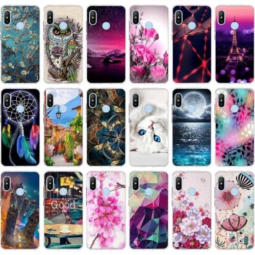 Soft TPU Case For Xiaomi Mi A2 Lite Case Thin Silicon back Cover For XiaoMi A2 Lite Luxury Cover For Xiaomi mi a2 lite Phone Bag