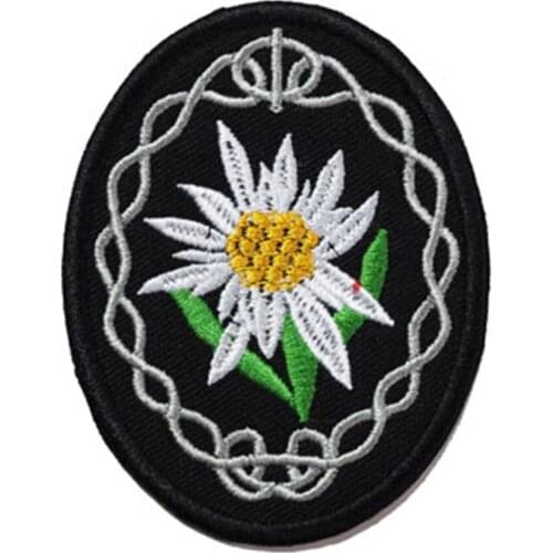WWII WW2 GERMAN AFRICA KORPS DAK MOUNTAIN TROOPS EDELWEISS ARM-BADGE SLEEVE PATCH