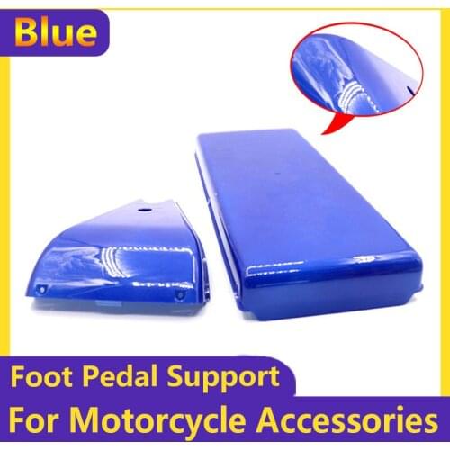 Blue Plastic Shell Foot Pedal Support Front and Rear Support for Citycoco Harley Modified Accessories Parts M365 Battery