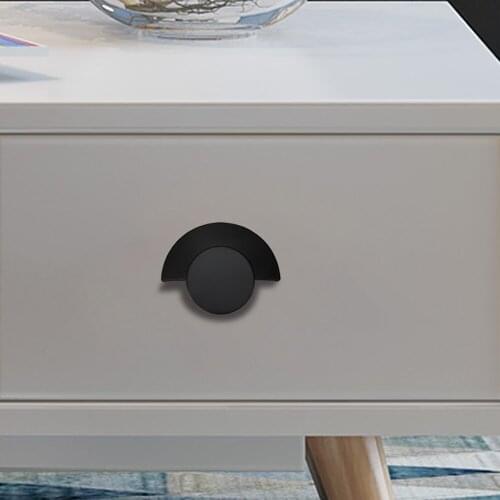 Cabinet Handles Semicircular Handle knobs Cabinet Drawer Door Furniture Hardware Pull for Home Office Bath Bathroom Room Handle