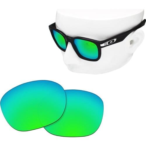 OOWLIT Polarized Replacement Lenses of Green Mirror for-Oakley Garage Rock OO9175 Sunglasses
