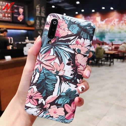 Luxury Luminous 3D Relief Flower Case for Redmi Note 9 10 Pro 5 6 7 8 Slim PC Cover for Xiaomi Mi 11 Ultra 10 Pro 10T Lite Mi8 9